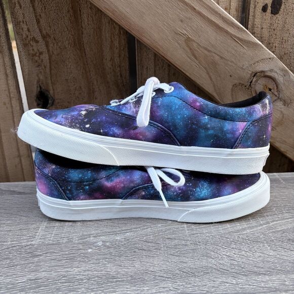 VANS Shoes Womens 8.5 Doheny Galaxy Skate Low Sneakers 508731 Purple Multicolor - Picture 2 of 11